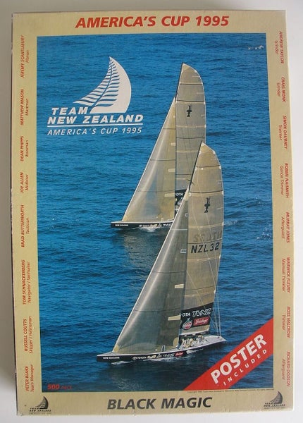 Americas Cup 1995 Black Magic Jigsaw Carousel 1