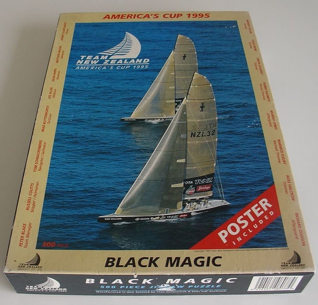 Americas Cup 1995 Black Magic Jigsaw Carousel 3