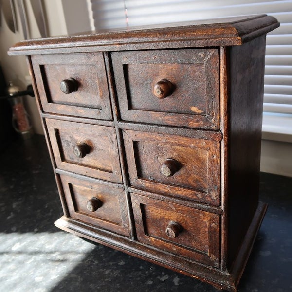 Vintage Wooden Jewelry Box Carousel 2