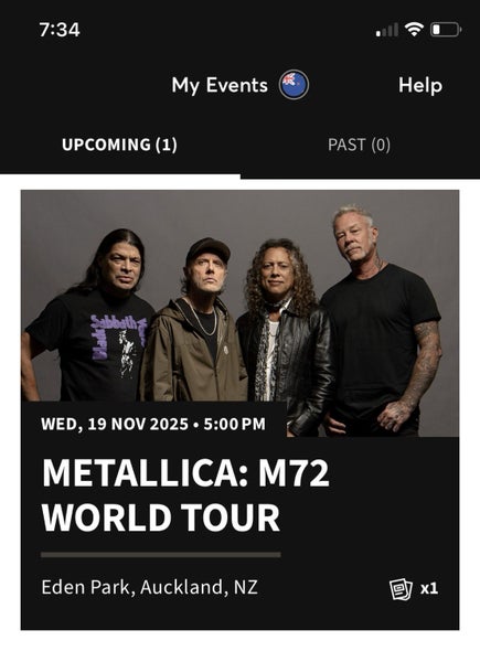 Metallica M72 rear GA Carousel 1