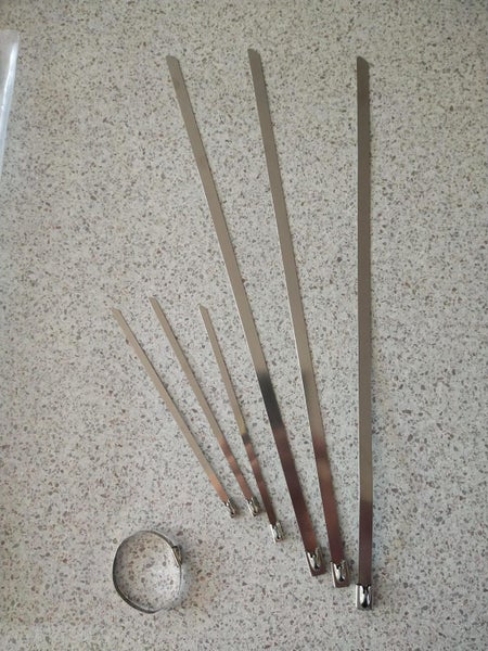 1 piece of Stainless Steel Cable Ties 7.9*350mm (SS304) Carousel 3