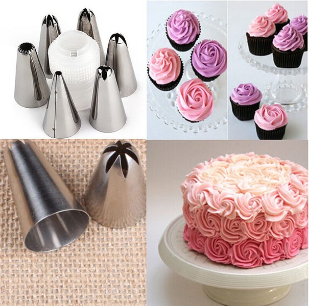 Cake Decorating Icing Nozzles Set Carousel 10