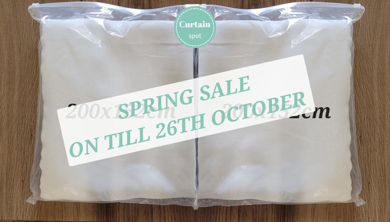 Readymade Attachable Tripleweave Curtain Linings *A PAIR*64142341556355110