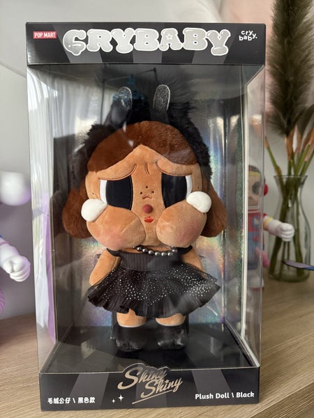 CRYBABY - Shiny Shiny Series Plush Doll-Pop Mart / BLACK Carousel 1