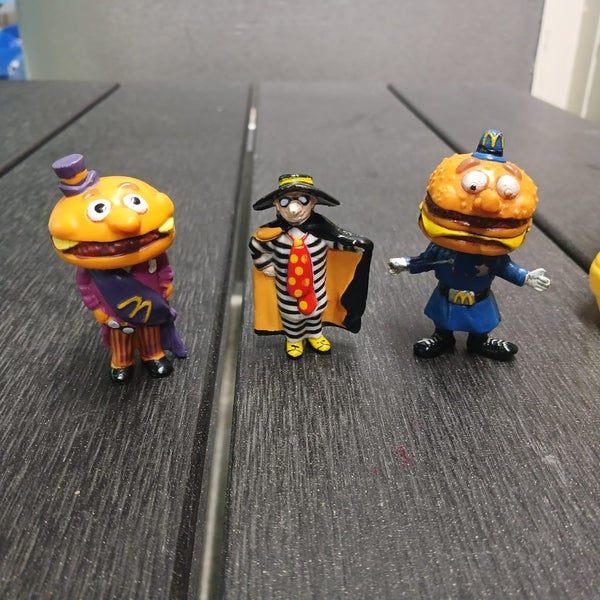McDonald's1985 PVC Toys - The Hamburglar, Officer Big Mac, Mayor McCheese Burger Carousel 1