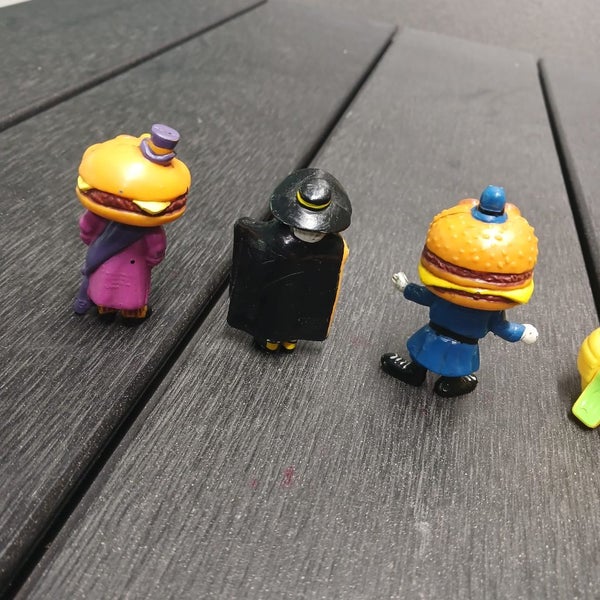 McDonald's1985 PVC Toys - The Hamburglar, Officer Big Mac, Mayor McCheese Burger Carousel 2