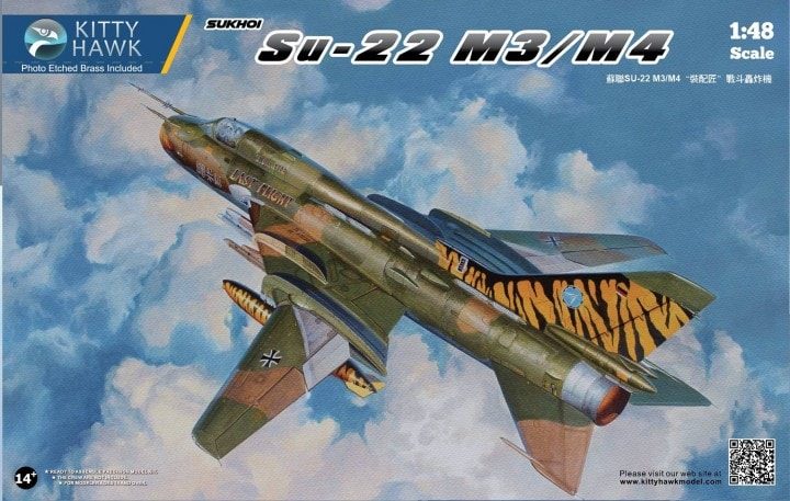 Kitty Hawk 1/48 Sukhoi Su-22 M3/M4 Fitter Soviet Fighter-Bomber Model Kit KH8...64267940446210110