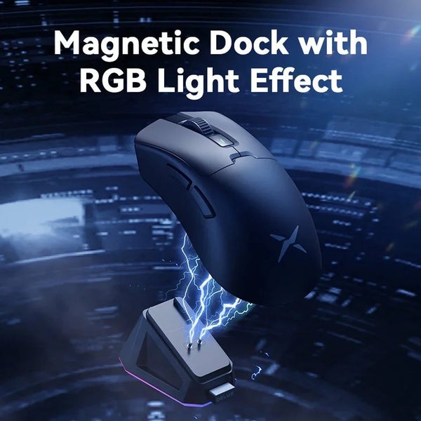 NNEOBA Wireless Gaming Mouse 8K Polling RGB Dock Carousel 2