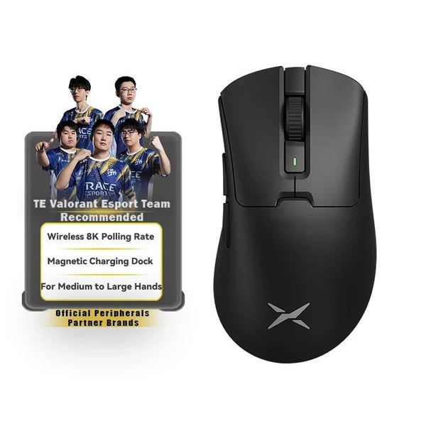 NNEOBA Wireless Gaming Mouse 8K Polling RGB Dock Carousel 6