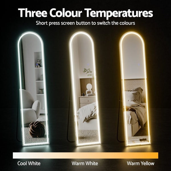 Led Full Length Mirror Floor Dressing Mirror 160cm64462327666177113