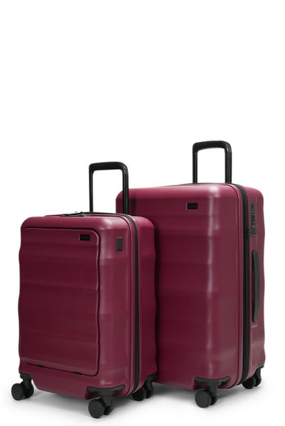 Explorer Luna-Air 55cm Front Access & 63cm Hardside Luggage Set Merlot Carousel 1
