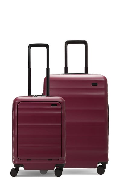 Explorer Luna-Air 55cm Front Access & 63cm Hardside Luggage Set Merlot Carousel 2