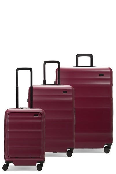 Explorer Luna-Air 55cm Front Access, 63cm & 74cm Hardside Luggage Set Merlot Carousel 2