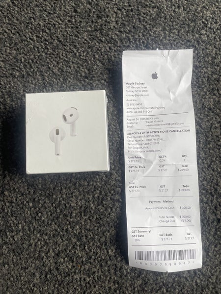 Apple AirPod 4s with active noise cancelling*Brand new sealed63962318047362110
