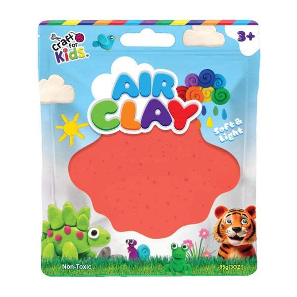 Craft For Kids Air Clay (Red) - 3oz Carousel 1