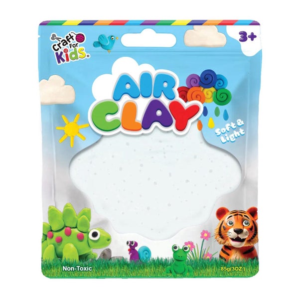 Craft For Kids Air Clay (White) - 3oz Carousel 1