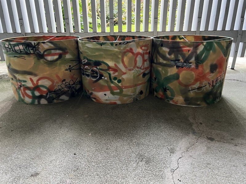 Graffiti Art Lamp Shades Carousel 1
