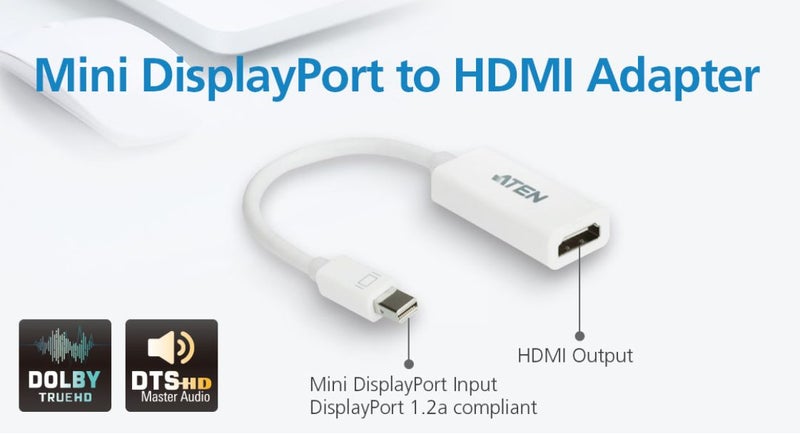 Mini DisplayPort to HDMI Adapter VC980 Carousel 1