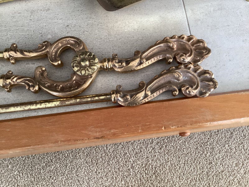 Brass fire tool set Carousel 2