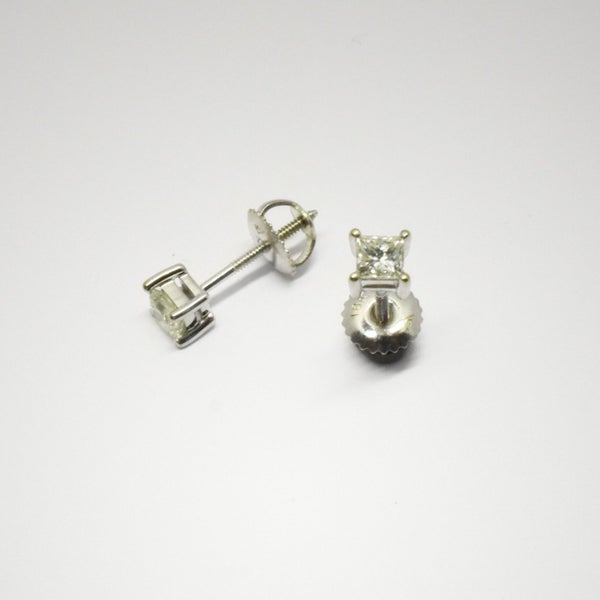 $2,699 18CT WG 0.500CT (TDW) DIAMOND EARRINGS #A2146585-1 Carousel 1