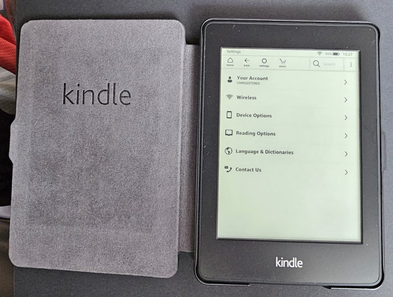 Amazon Kindle Paper white 2 - 4 GB Wi-Fi + Official Case Carousel 2