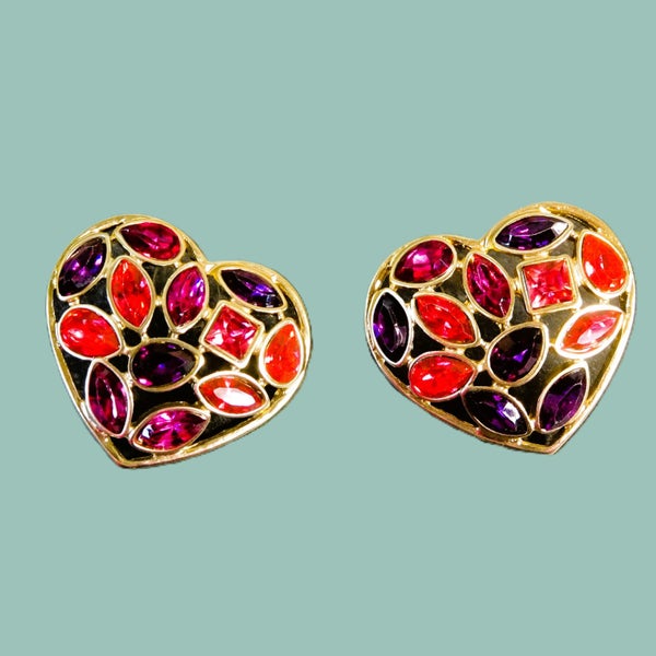 VINTAGE YVES SAINT-LAURENT EARRINGS Carousel 1