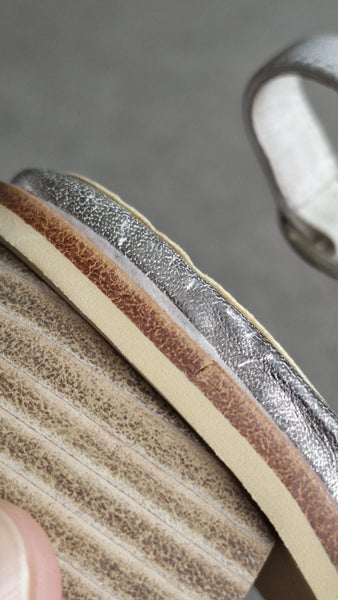 BRESLEY STACKED LOW HEEL CROSSOVER SANDAL - DANA size 37 Carousel 8