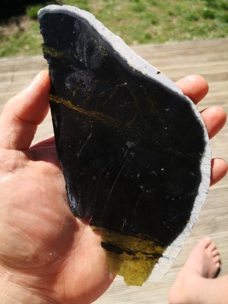 $1 reserve Pounamu greenstone translucent thin carving Slab Carousel 2