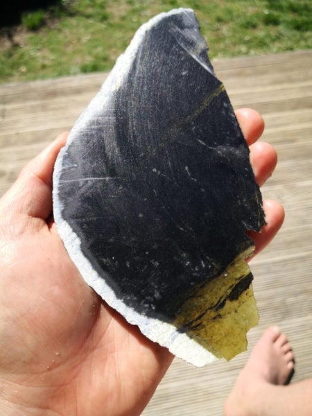 $1 reserve Pounamu greenstone translucent thin carving Slab Carousel 7