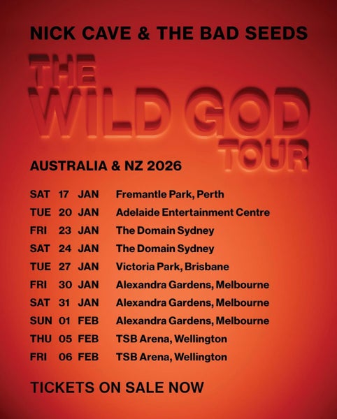 Nick Cave- TICKETS x 2 Carousel 1