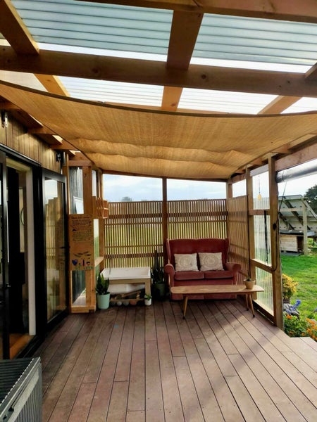 Fully Off-Grid Modern 2 Bedroom Tiny House + Enclosed Deck + Solar Package63965414240514112