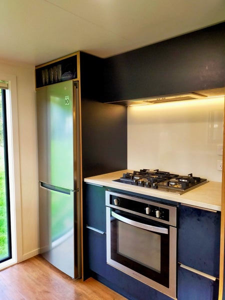 Fully Off-Grid Modern 2 Bedroom Tiny House + Enclosed Deck + Solar Package63965414240514114