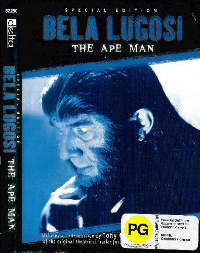 Ape Man, The (Special Edition) 1943 Bela Lugosi DVD Region 4 Carousel 1