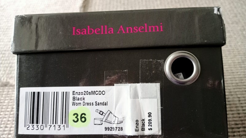 Isabella Anselmi black dress sandals Carousel 5