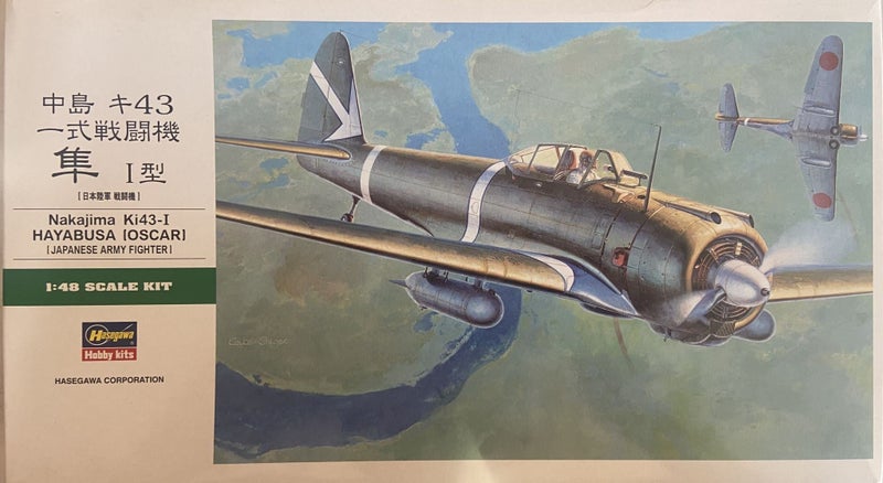 Hasegawa 1/48 Nakajima Ki43-I Hayabusa Oscar WWII Japanese Fighter Model Kit ...64432052847363110
