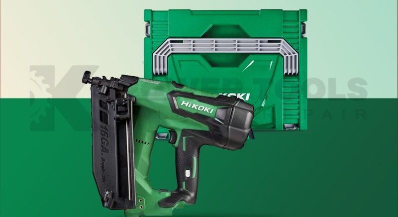 Genuine Hikoki NT1865DA(G4Z) Cordless Brader Angled 16g 18V - Bare Tool Carousel 1