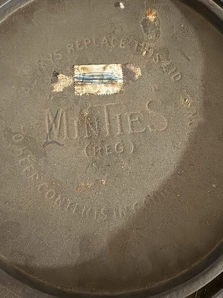 ** MINTIES large vintage tin ** Carousel 3