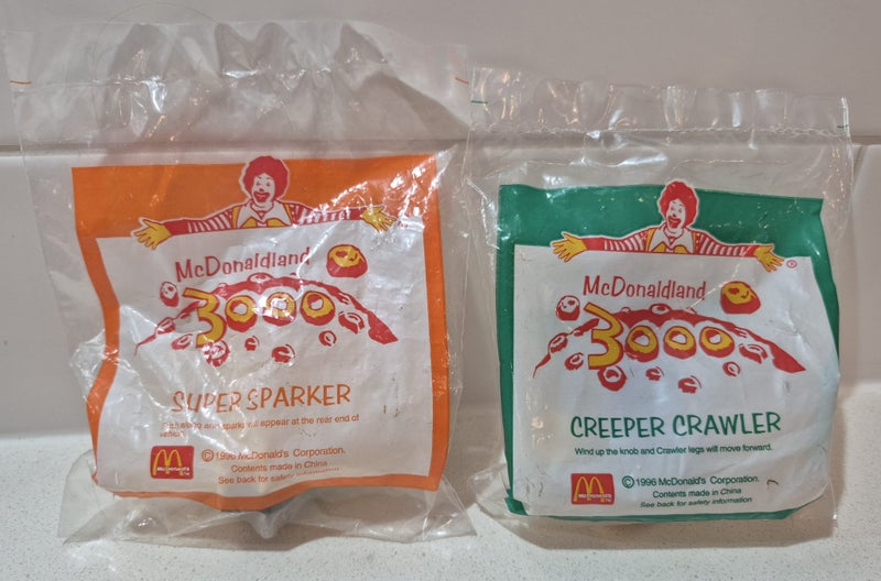 McDonaldland 3000 McDonald’s Toys 1996 – Super Sparker & Creeper Crawler Carousel 1