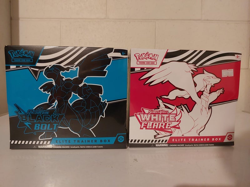 POKÉMON BLACK BOLT & WHITE FLARE TCG ETB (SEALED- AFTERPAY) Carousel 1