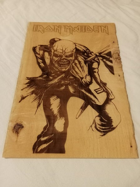 Iron maiden laser print Carousel 1