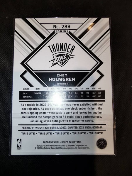 Chet Holmgren NBA Thunder NBA Hoops Card Carousel 2