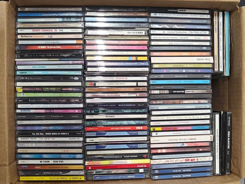 190+ (Approx.) MIXED Genre Bulk CD Box - Lot HEAVY HITTER Carousel 2