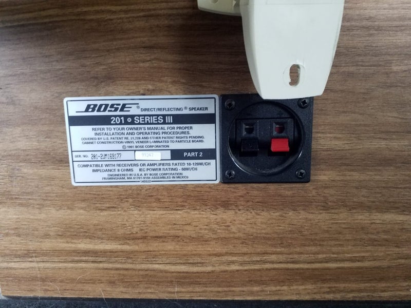 Top of the range retro 1980s Bose speakers, perfect condition, beautiful quality Carousel 3