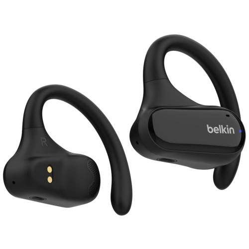 Belkin SoundForm ClearFit Open Ear True Wireless Sports Earbuds - Black IPX5 Carousel 1