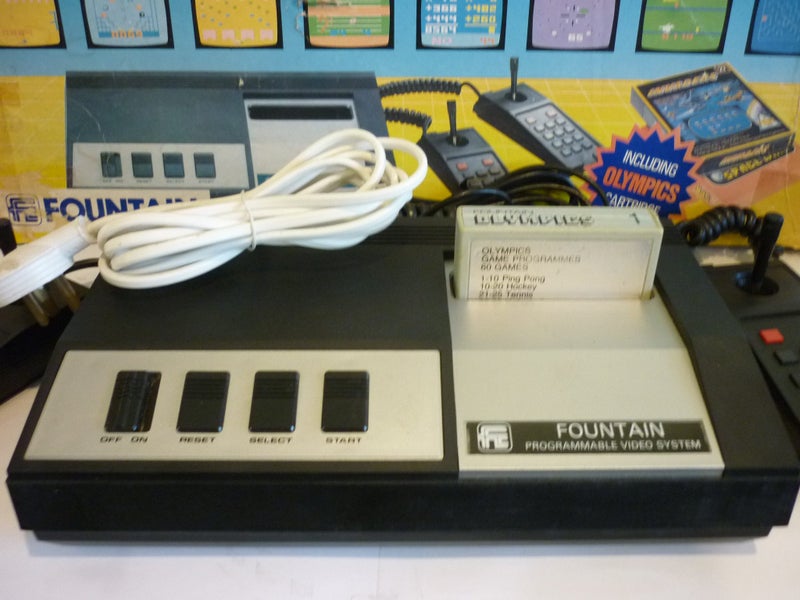 FOUNTAIN VIDEO SYSTEM. NEW ZEALAND MADE. RARE IN BOX Carousel 2