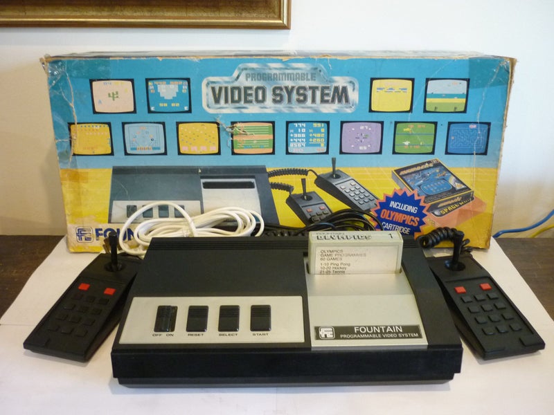 FOUNTAIN VIDEO SYSTEM. NEW ZEALAND MADE. RARE IN BOX Carousel 1