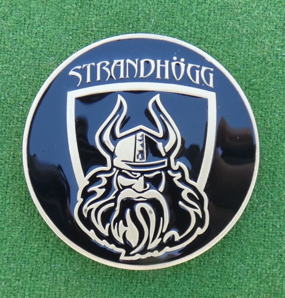 Special Air Service REGIMENT Challenge Coin Depicts VIKING Warrior "STRANDHOGG" Carousel 1