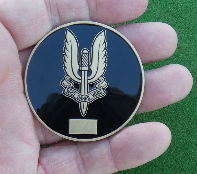 Special Air Service REGIMENT Challenge Coin Depicts VIKING Warrior "STRANDHOGG" Carousel 3