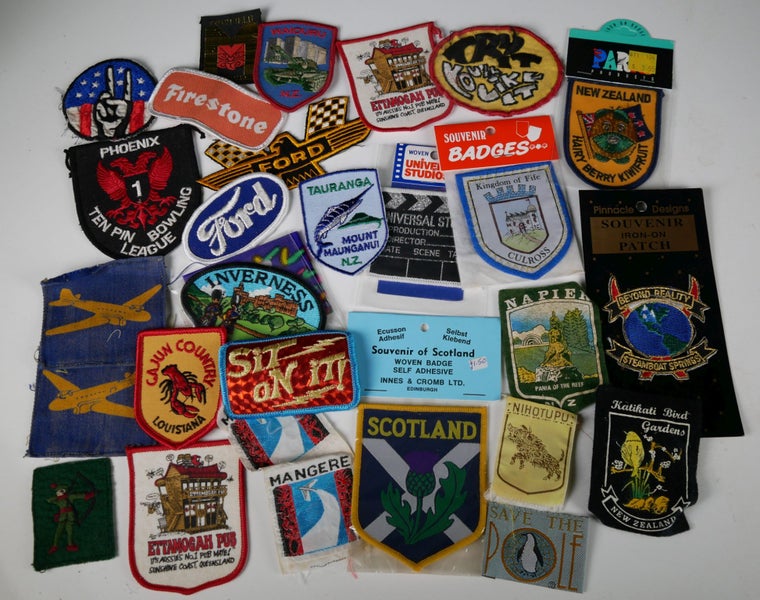 Collection of Vintage Iron-on & Sew-on Patches from 1970s - 1980s Carousel 1