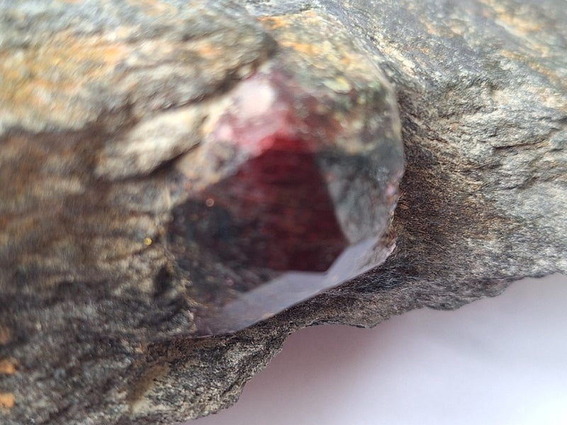 Stones rocks polished stones. Garnet in a rock Carousel 2